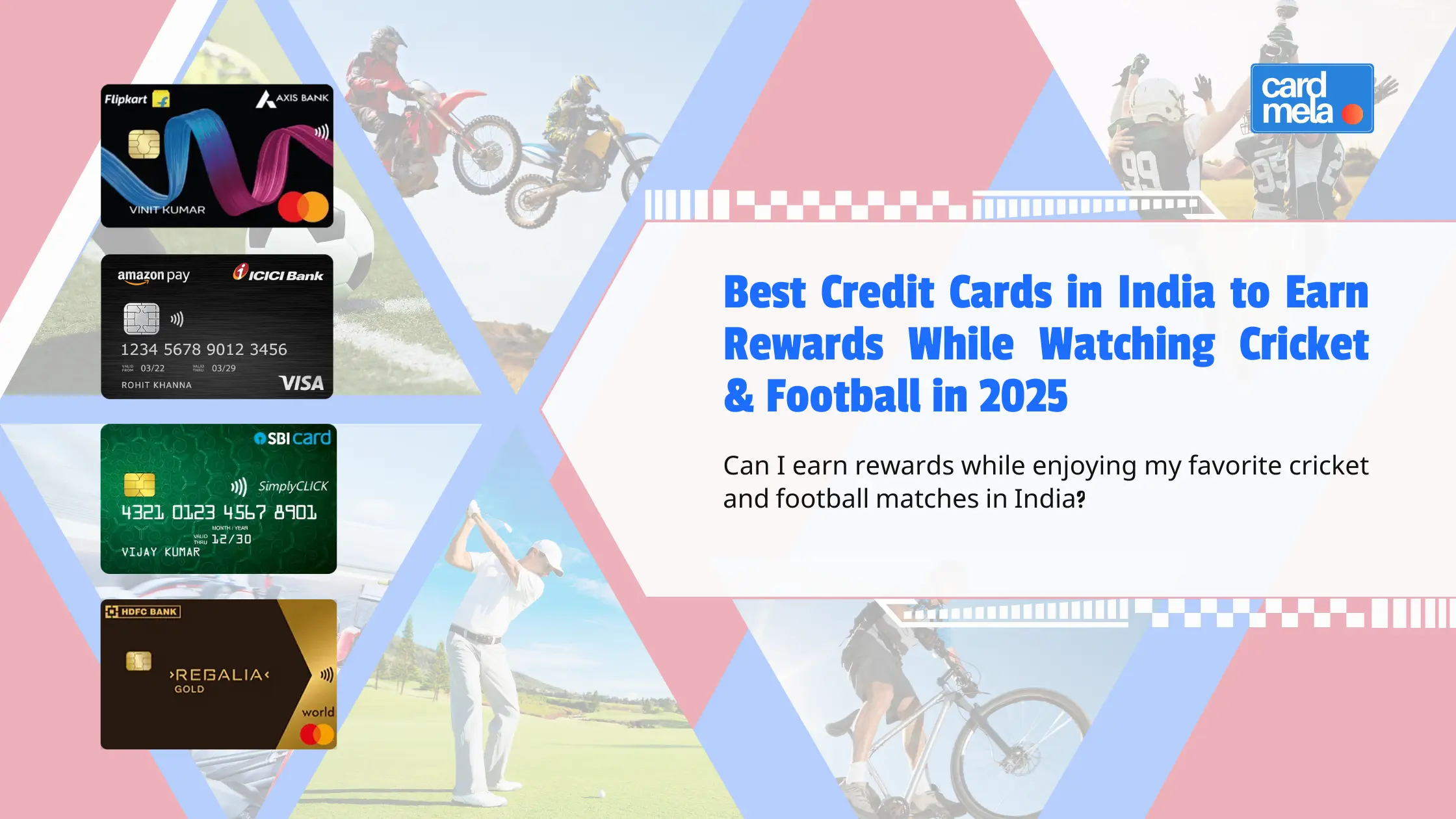 Best Credit Cards in India to Earn Rewards While Watching Cricket & Football in 2025