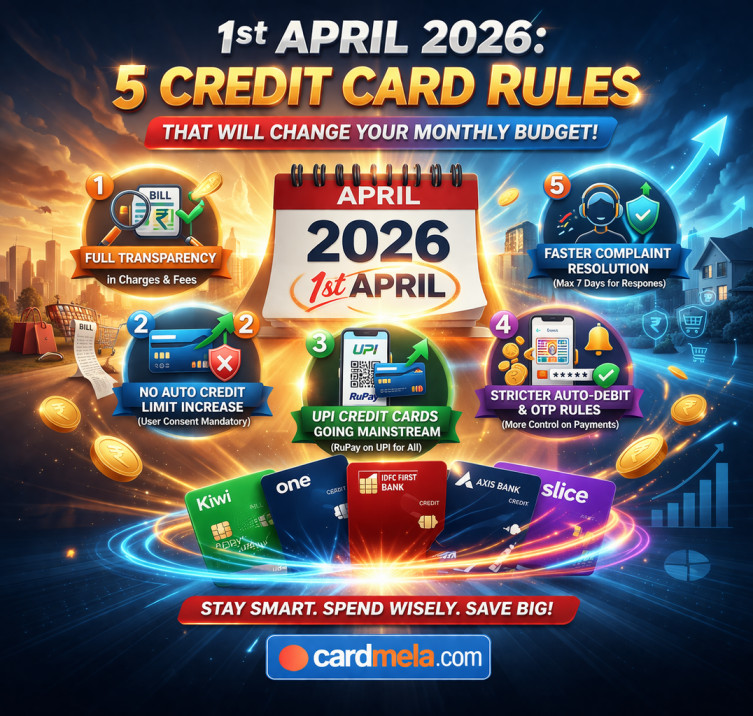 1st April 2026: 5 Credit Card Rules That Will Change Your Monthly Budget