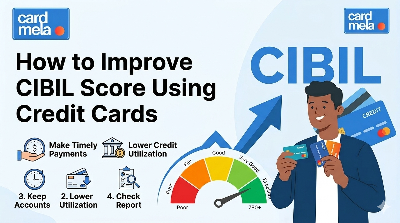 How to Improve CIBIL Score Using Credit Cards (2026 Guide)