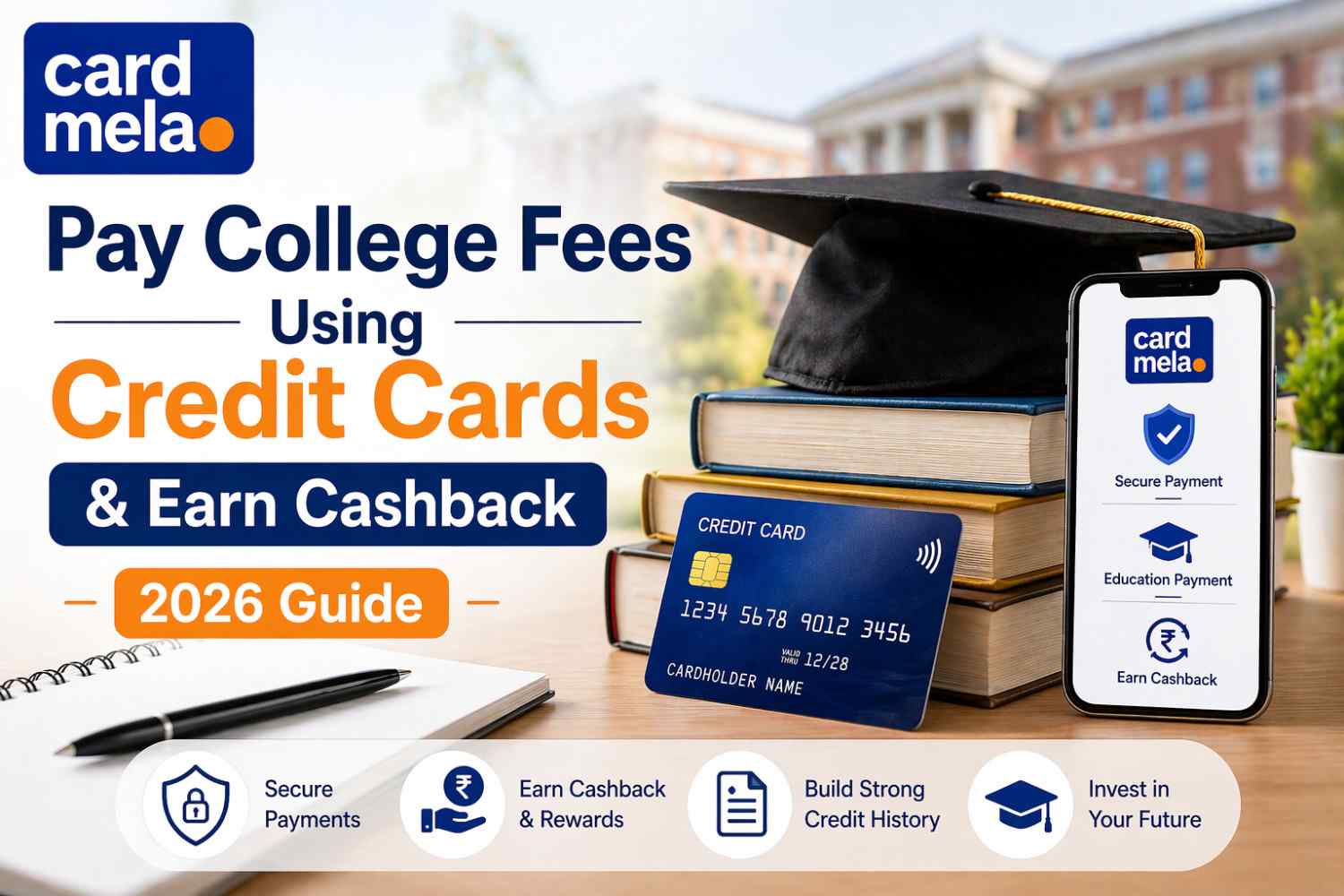 Pay College Fees Using Credit Cards & Earn Cashback