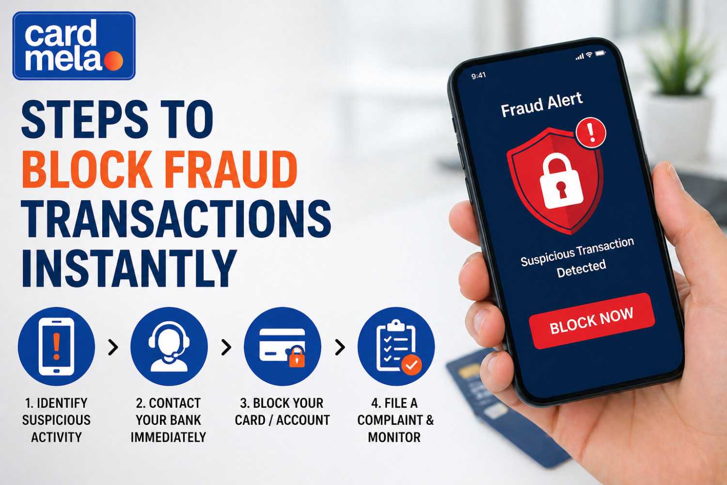 Steps to Block Fraud Transactions Instantly