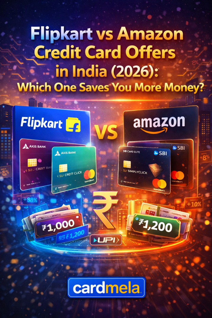 Flipkart vs Amazon Credit Card Offers in India