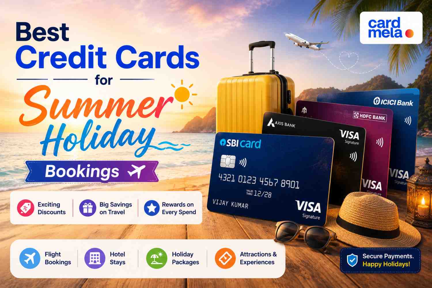 Top 10 Best Credit Cards for Summer Holiday Bookings in 2026
