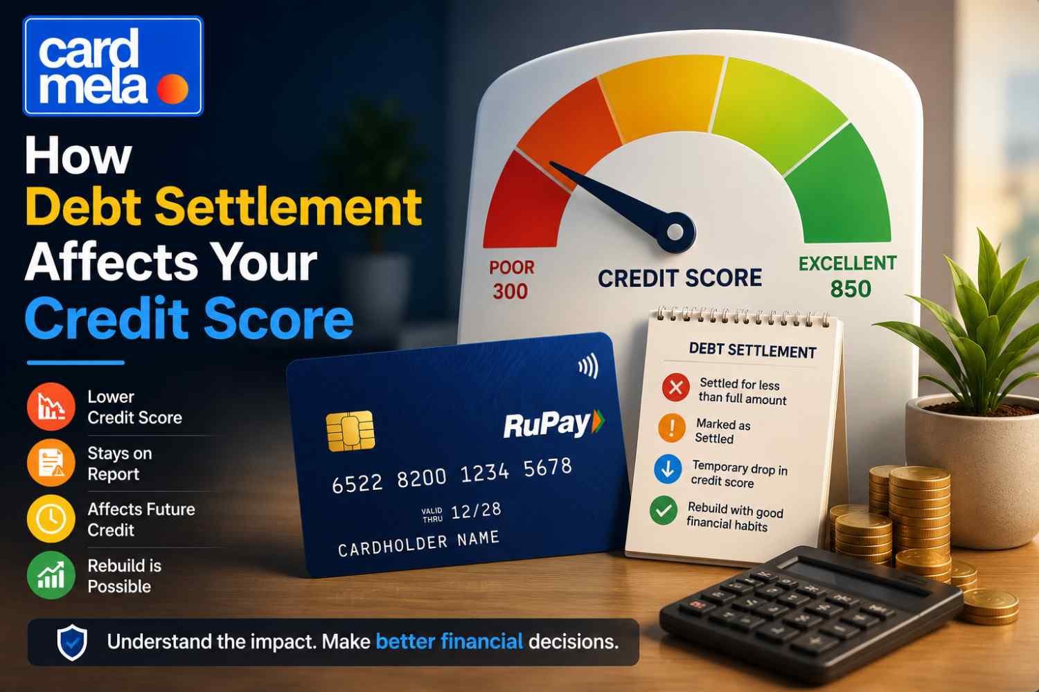 How Debt Settlement Affects Your Credit Score
