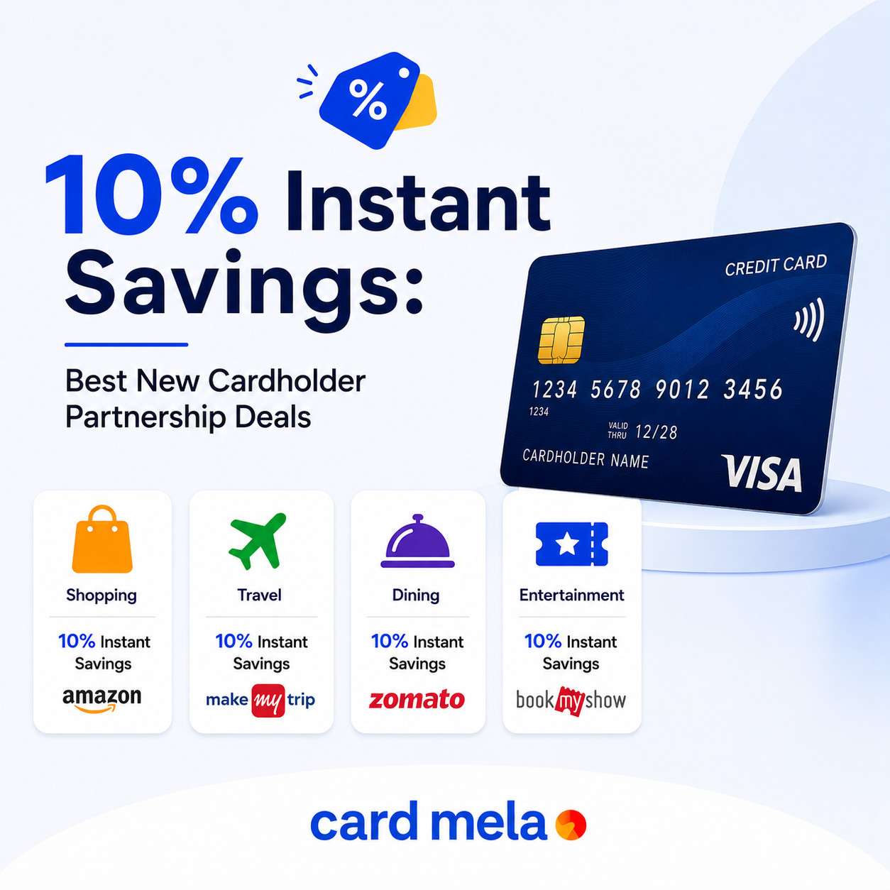 10% Instant Savings: Best New Cardholder Partnership Deals