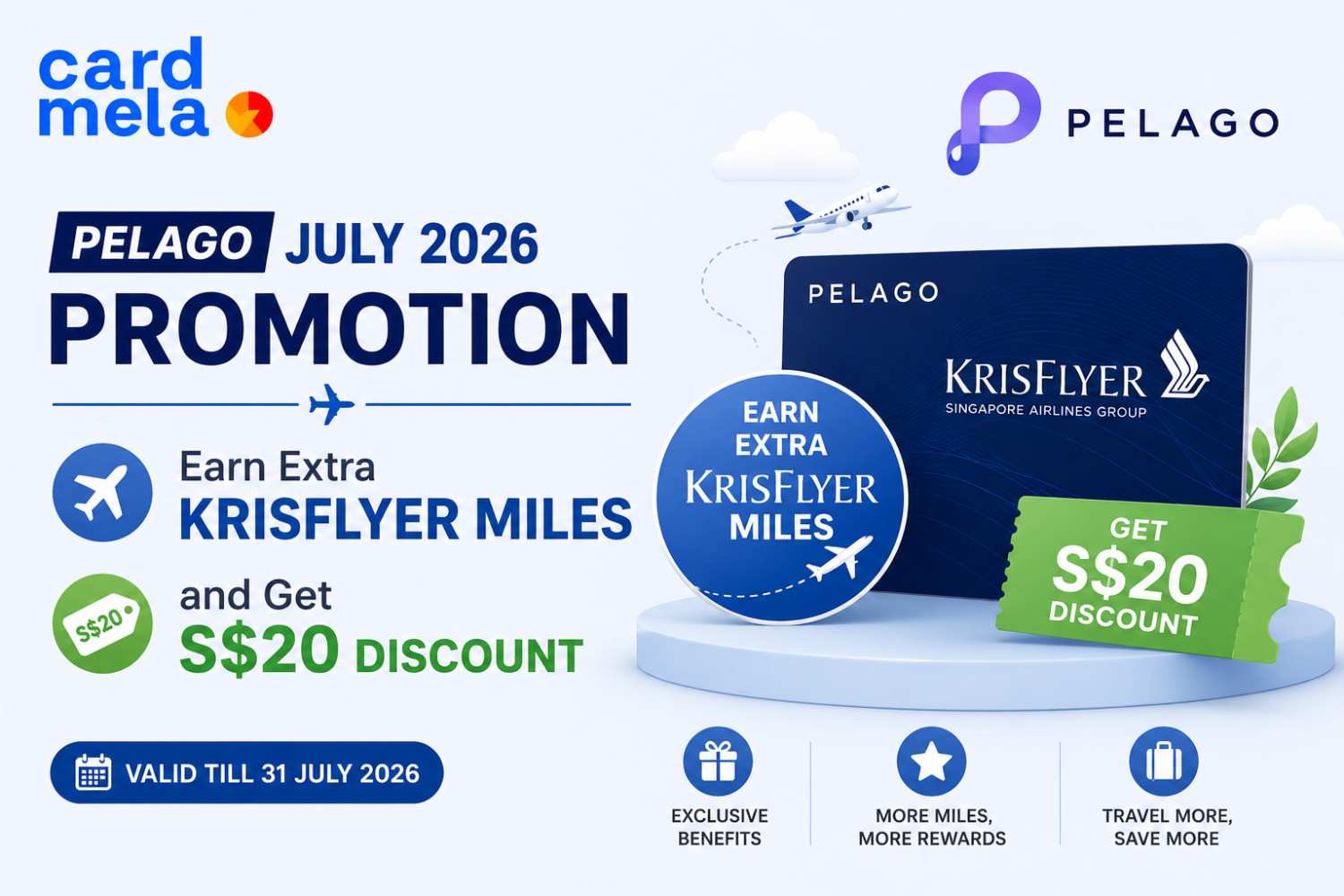 Exciting Pelago July 2026 Promotion: Claim Extra KrisFlyer Miles & S$20 Discount